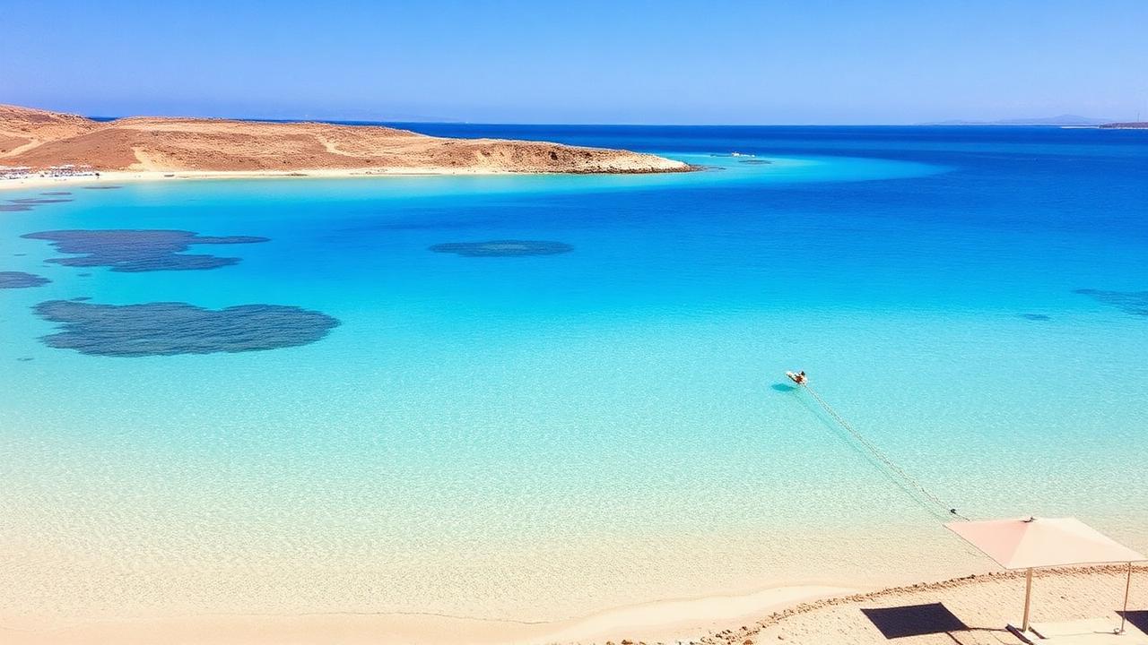 Turquoise beach in Cyprus