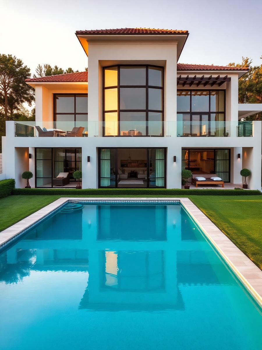 Luxury villa with swimming pool
